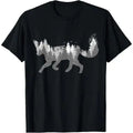 Fox Forest Nature Outdoor Hiking Camping Hunting Gift T-Shirt Made in USA Hoodie, Sweatshirt | PureTeeCo.com