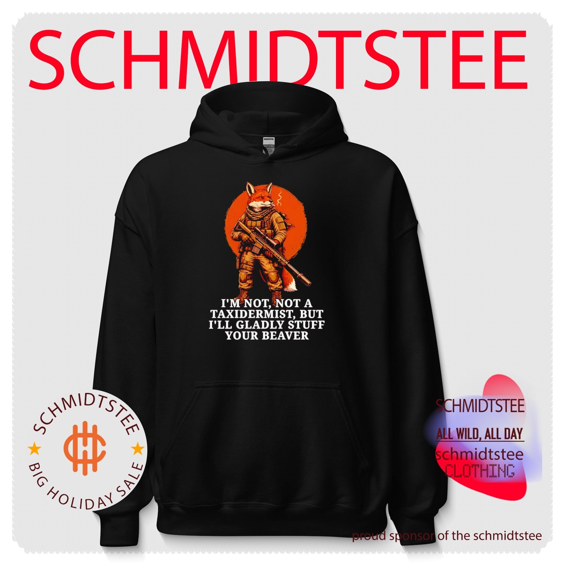 Fox soldier I’m not a taxidermist but I’ll gladly stuff your beaver shirt