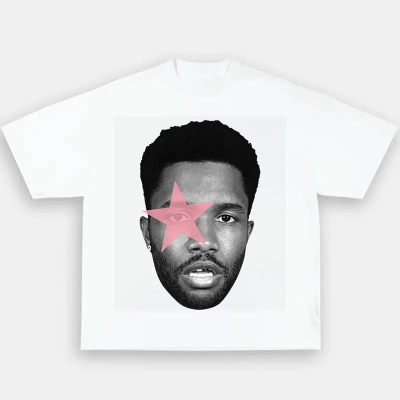 Frank Pink Star Graphic Unisex Tee, Modern & Stylish Hoodie, Sweatshirt | PureTeeCo.com