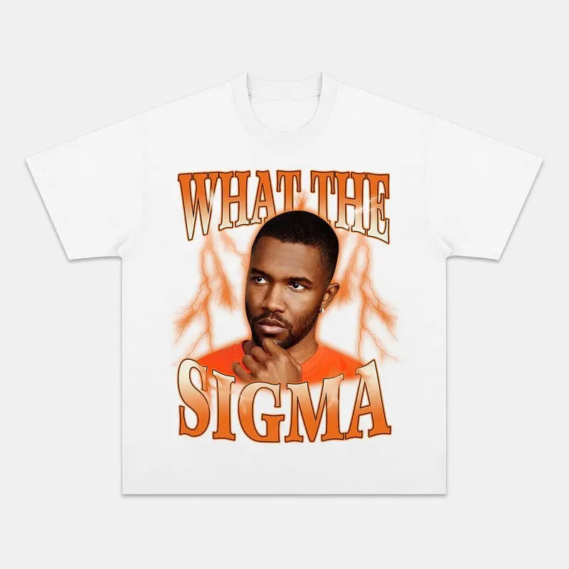 Frank What the Sigma Graphic Tee Casual Unisex Cotton Shirt Clothing Menswear Womenswear Hoodie, Sweatshirt | PureTeeCo.com