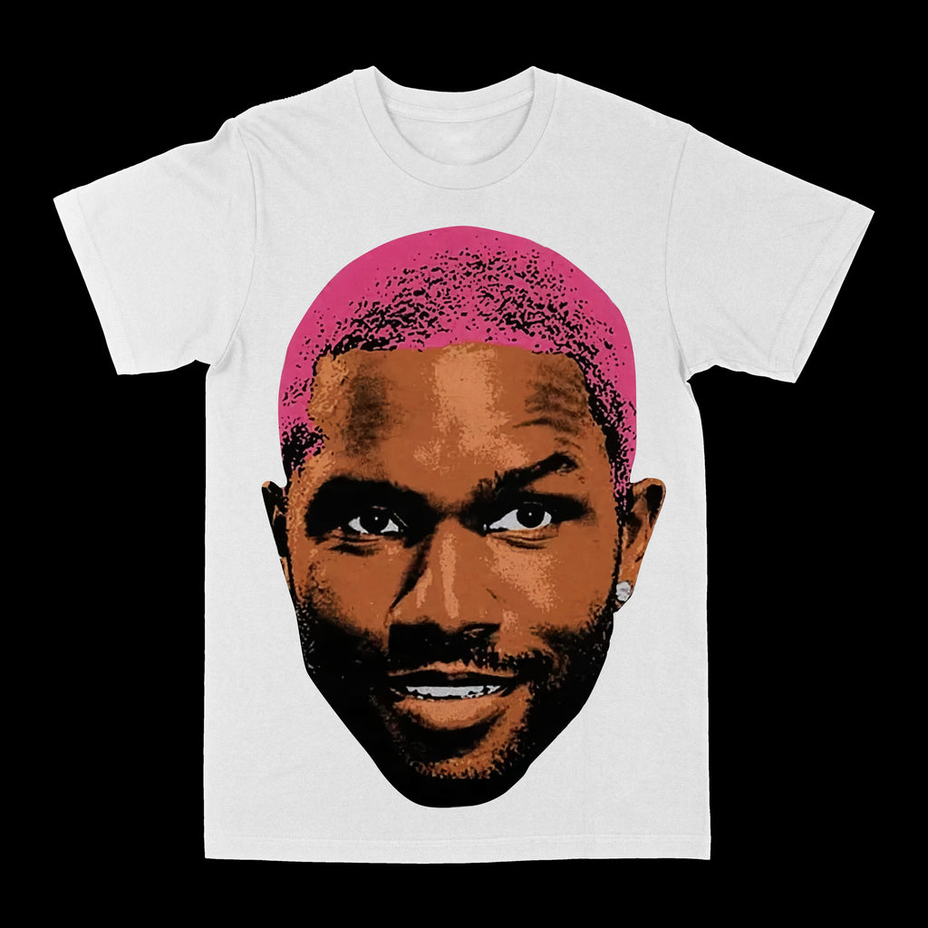 Frank Ocean "Big Face Pink Hair" Graphic Tee Hoodie, Sweatshirt | PureTeeCo.com (Image 2)