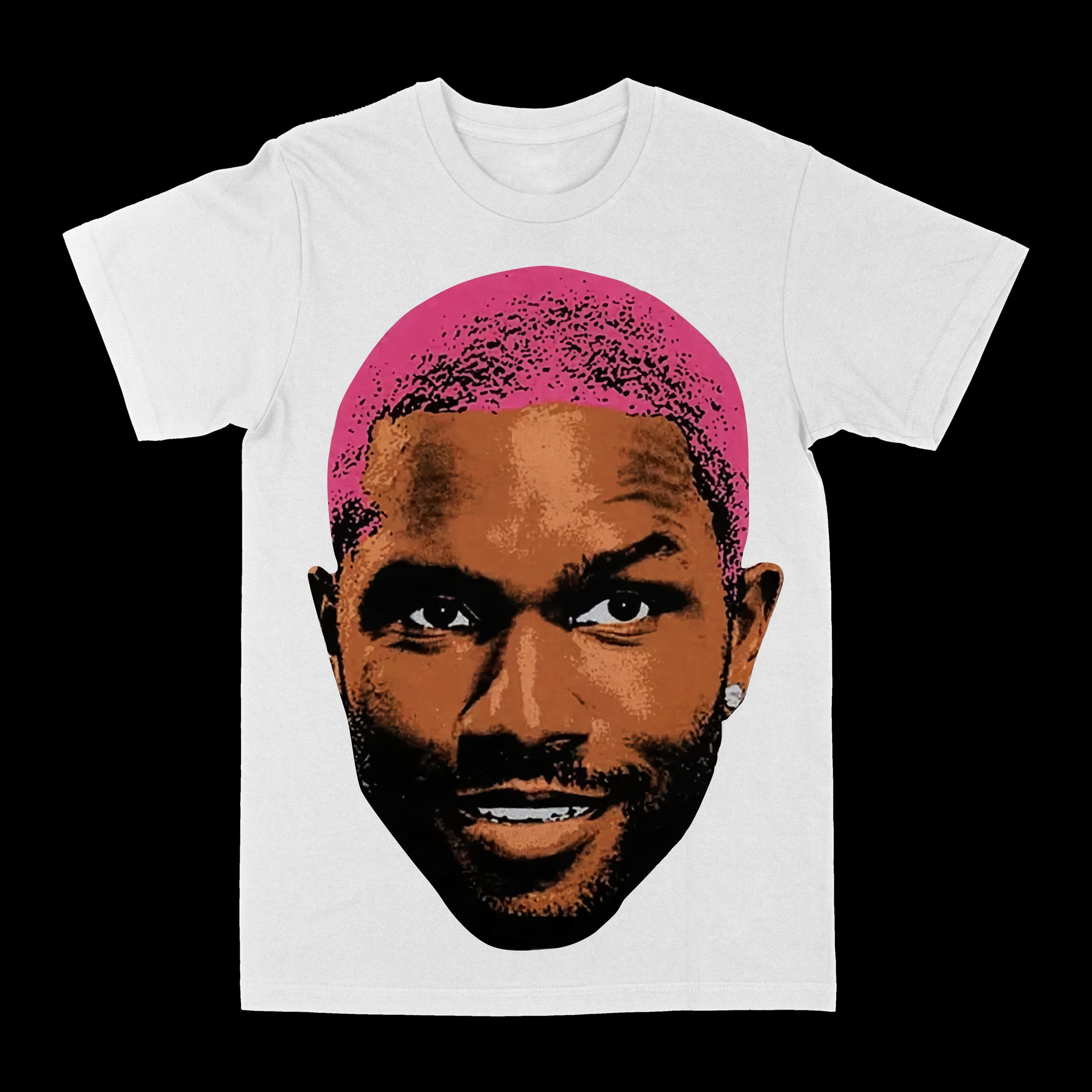 Frank Ocean "Big Face Pink Hair" Graphic Tee Hoodie, Sweatshirt | PureTeeCo.com (Image 2)