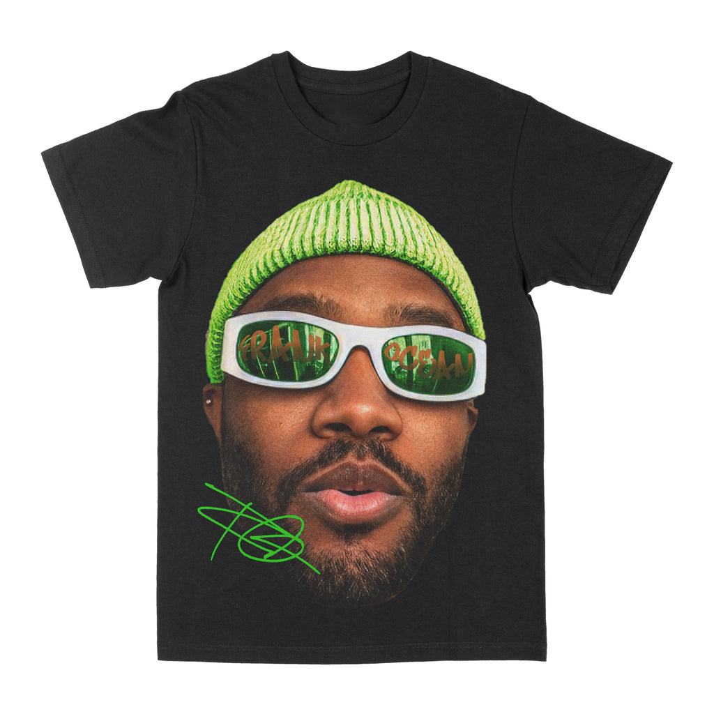 Frank Ocean "Big Face Beanie" Graphic Tee Hoodie, Sweatshirt | PureTeeCo.com (Image 1)