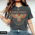 Free Bird Shirt, Band TShirt, Old School Band T-shirt, Retro Music Shirt, Rock Band Tee, Oversized Trendy Shirts Hoodie,...