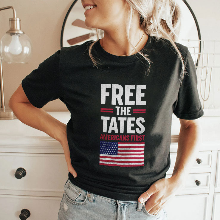 Free The Tates Americans First T Shirt