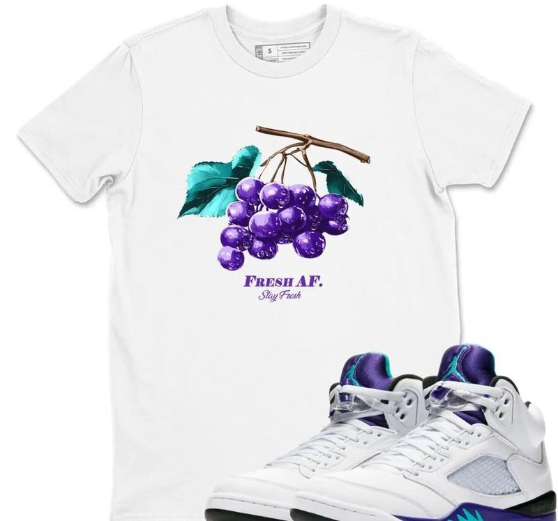 Fresh Grape Unisex Graphic Shirts To Match Sneakers OG Grape Hoodie, Sweatshirt | PureTeeCo.com