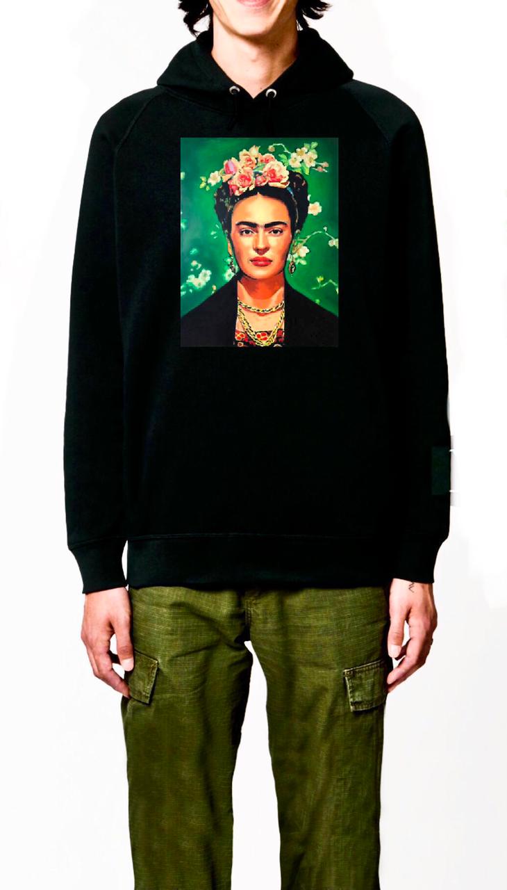 Frida Kahlo Black Hoodie T-Shirts, Sweatshirt | PureTeeCo.com