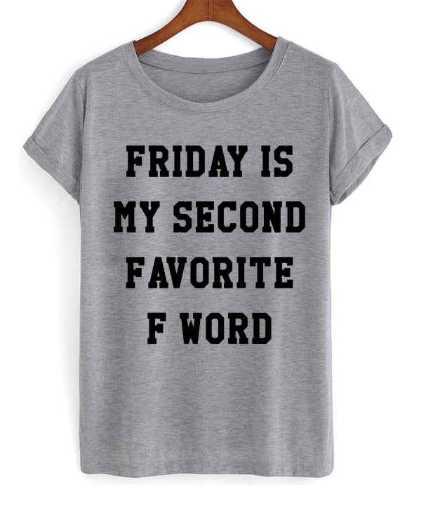 Friday Second Favorite F Word T-shirt Hoodie, Sweatshirt | PureTeeCo.com
