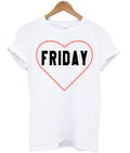 Friday With Heart T-shirt Hoodie, Sweatshirt | PureTeeCo.com
