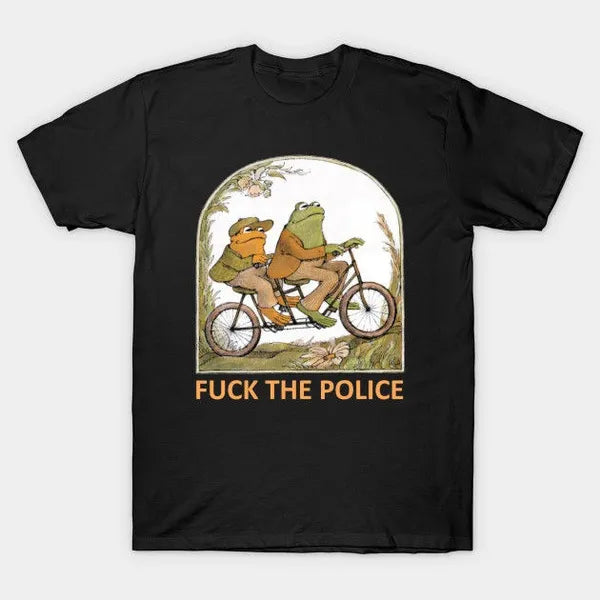 Frog And Toad Fvck The Police T-Shirt Hoodie, Sweatshirt | PureTeeCo.com