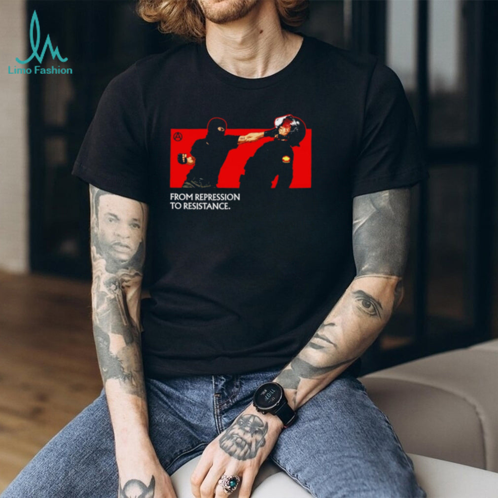 From Repression to Resistance 1312 Anarchist shirt
