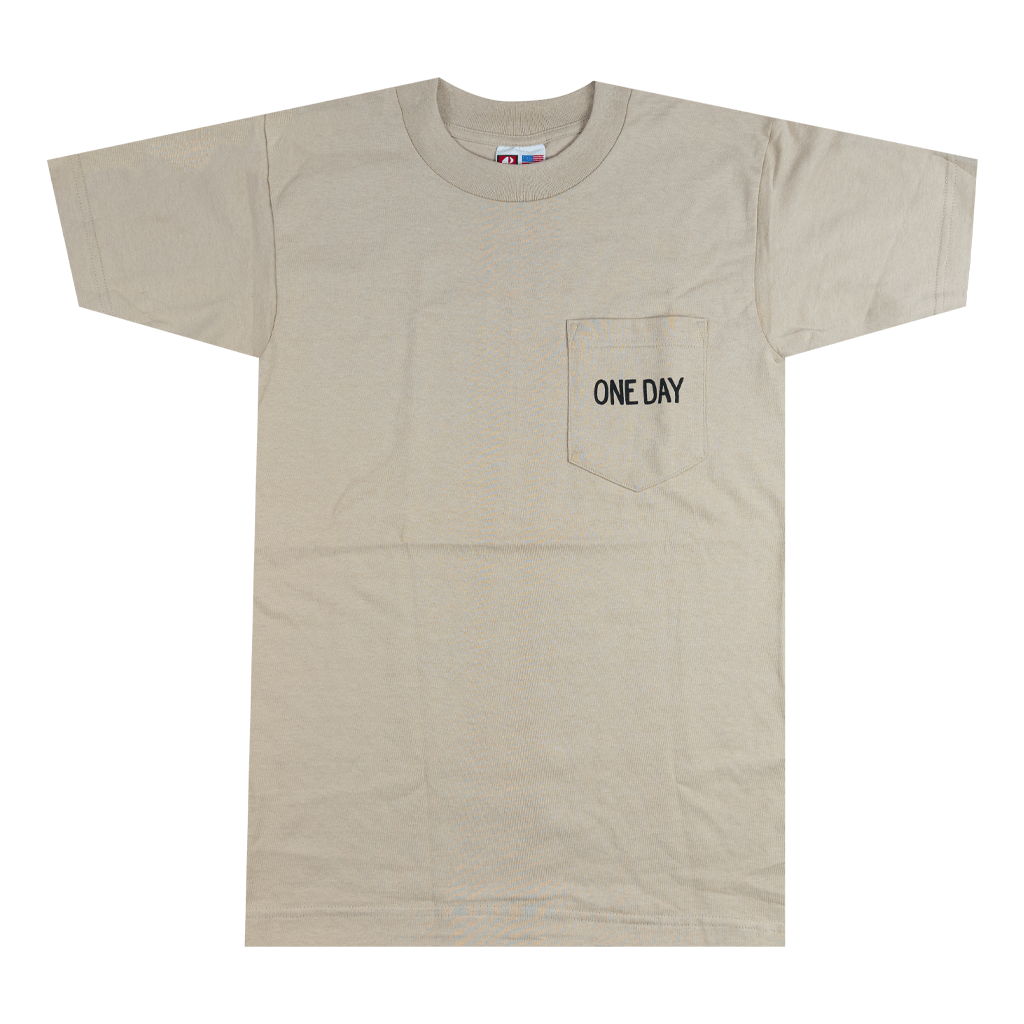 One Day Sand Pocket T-Shirt Hoodie, Sweatshirt | PureTeeCo.com (Image 4)