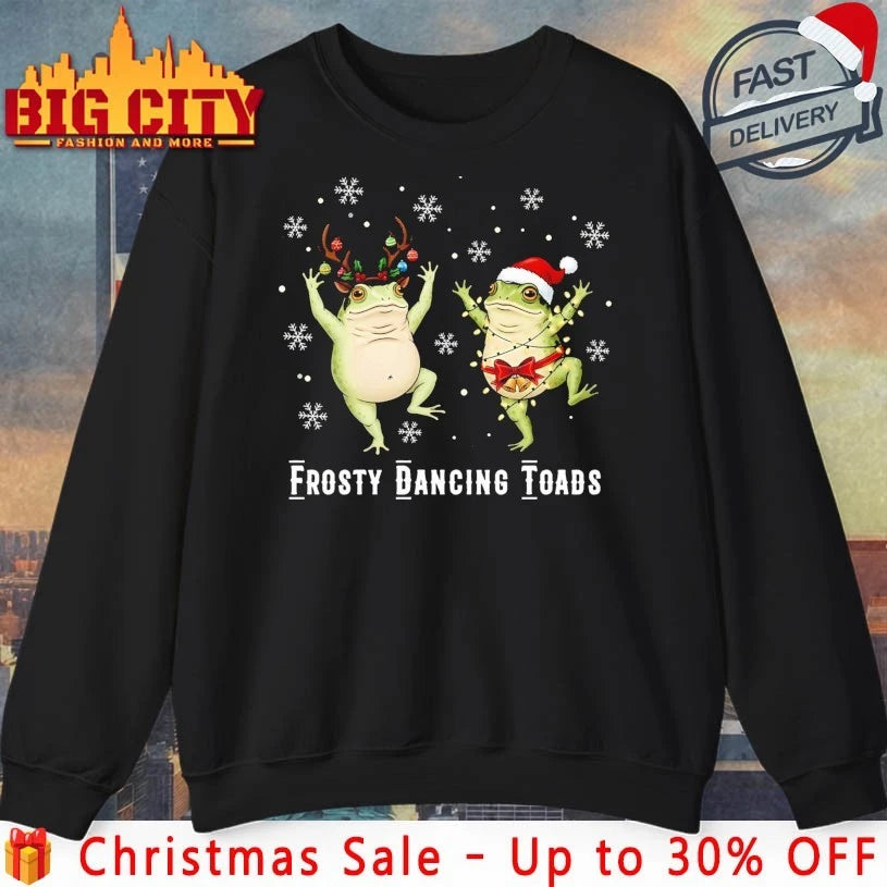 Frosty Dancing Toads christmas shirt