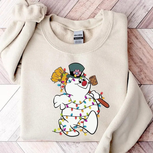 Frosty The Snowman Christmas Sweatshirt, Merry Christmas Tee, Snowman Shirt