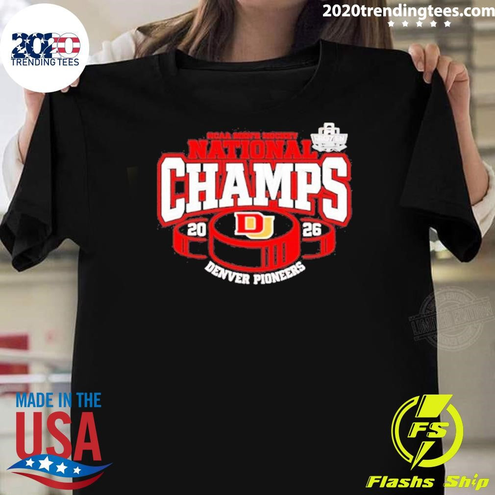 Frozen Four Men’s Ice Hockey National Champions 2026 Denver Pioneers Shirt