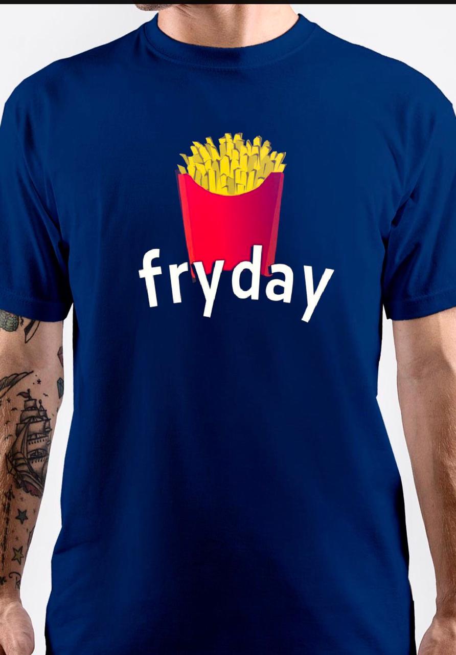 Fryday Royal Blue T-Shirt Hoodie, Sweatshirt | PureTeeCo.com