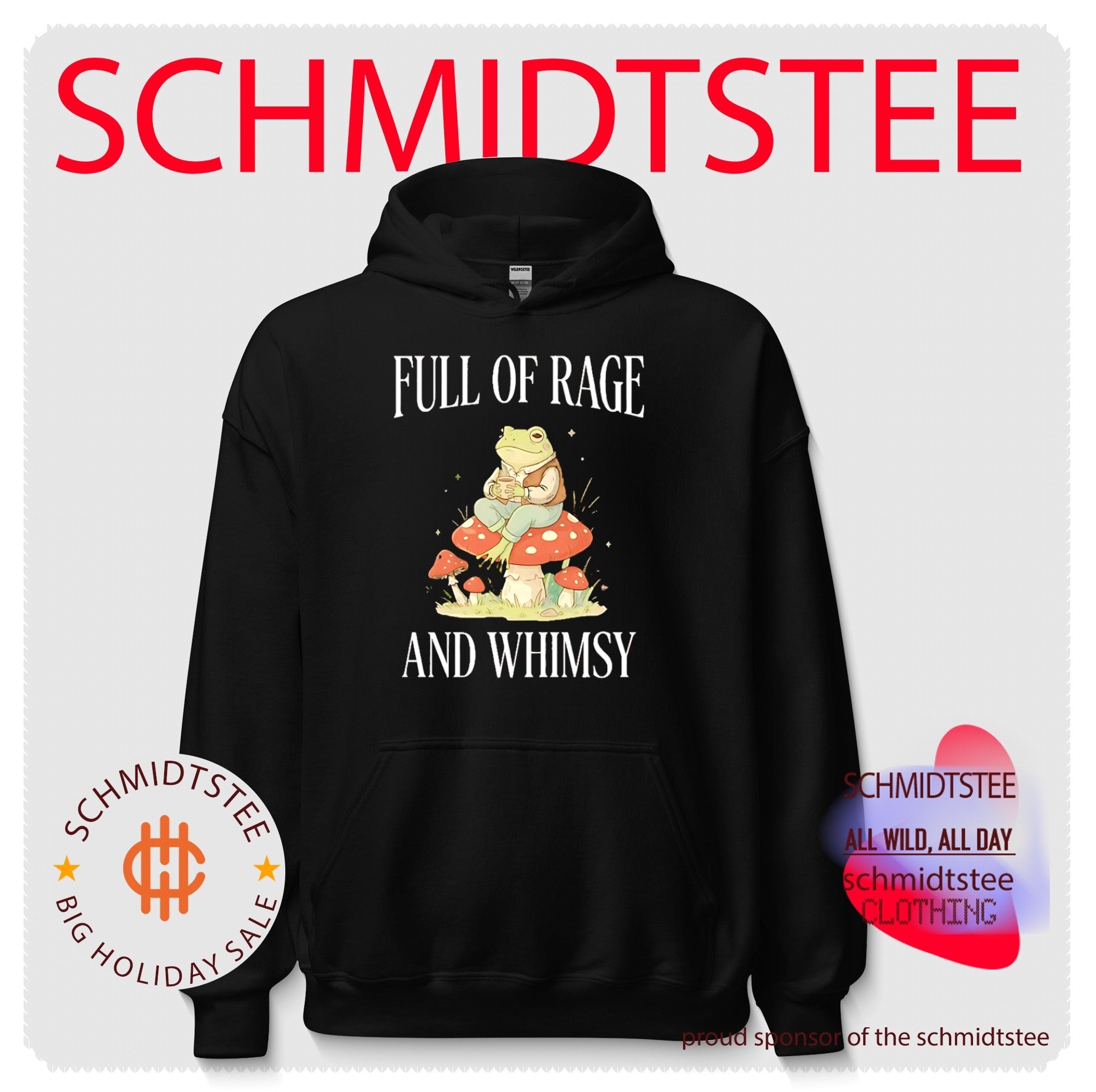 Full of rage and whimsy frog shirt