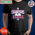 Funny 2024 big 12 soccer champions Kansas Jayhawks shirt