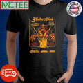Funny 3 Inches Of Blood California Conquest January 24 2025 Fonda Theatre in Hollywood CA monster shirt