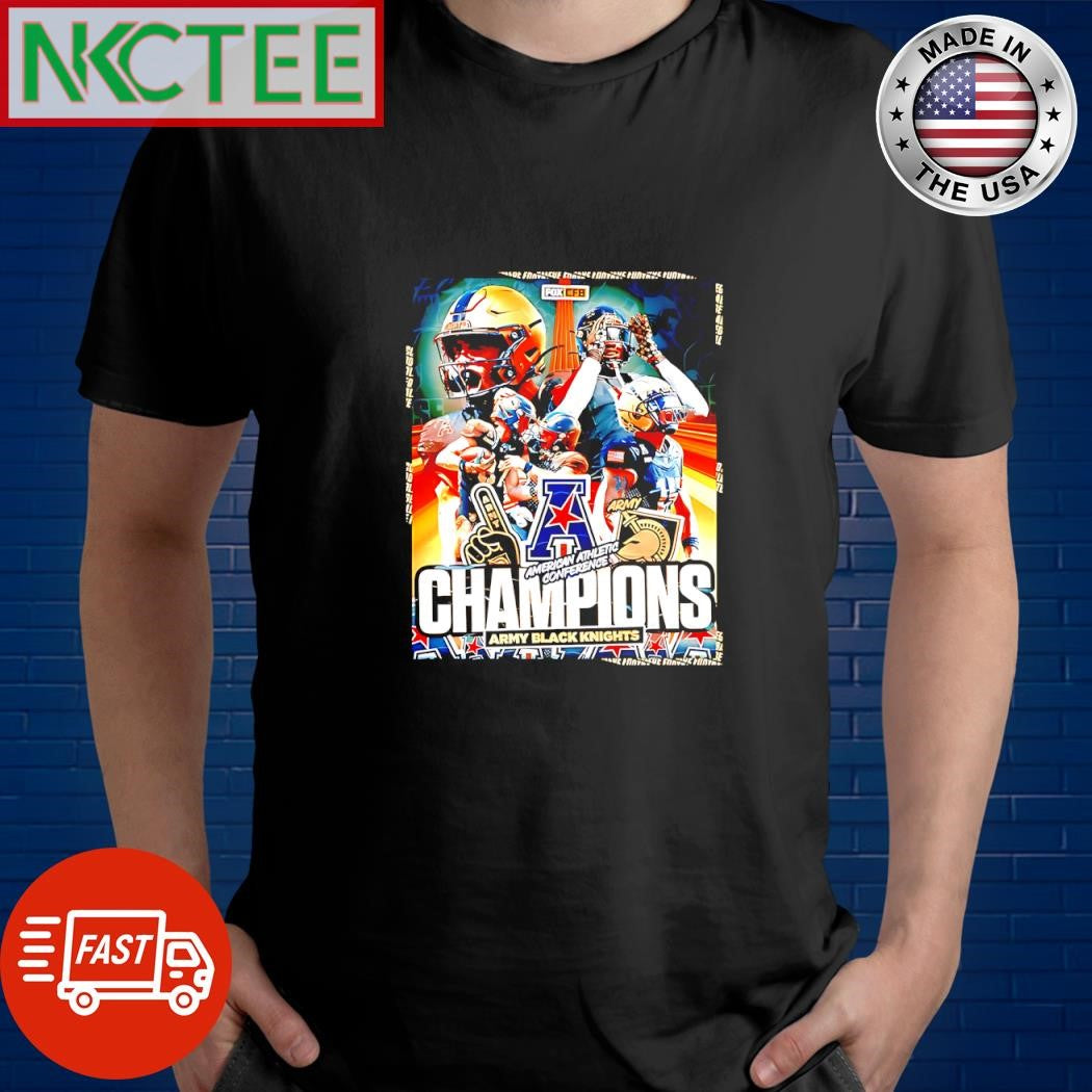 Funny American Athletic Conference Champions 2024 Army Black Knights graphic shirt