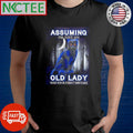 Funny Assuming I’m just an old lady was your first mistake cat shirt