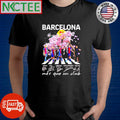 Funny Barcelona mes que un club Signatures Abbey Road Shirt