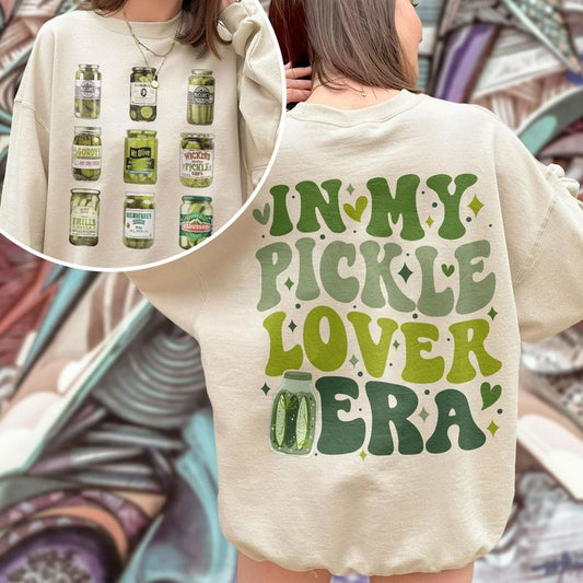 Funny Canned Pickles Canning Season Clipart Pickle Lovers Shirt In My Pickle Lover Era Pickle Jar