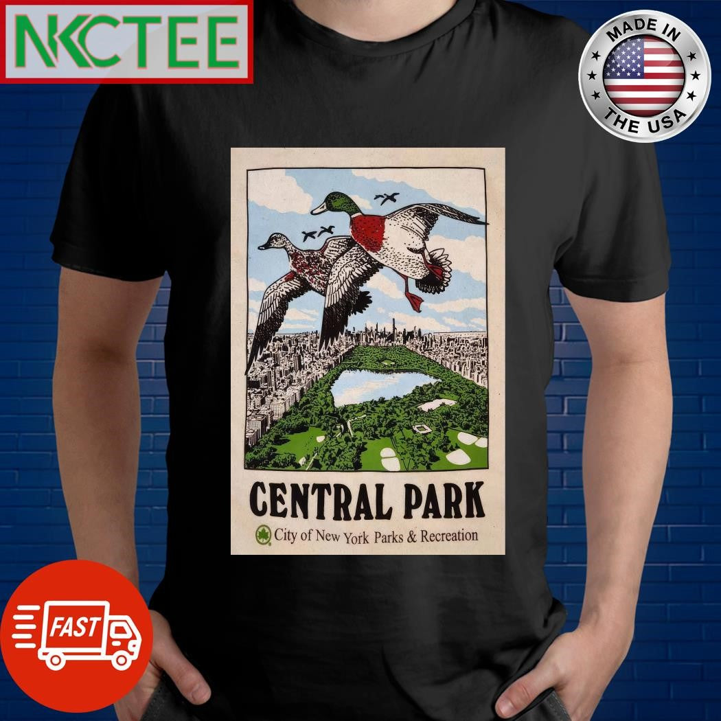 Funny Central Park Show Mallards City Of New York Parks And Recreation Poster Shirt