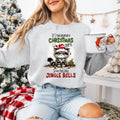 Funny Christmas Shirt, If I Had Anymore Christmas Spirit I'd Be Shitting Jingle Bells Sweatshirt, Funny Christmas...