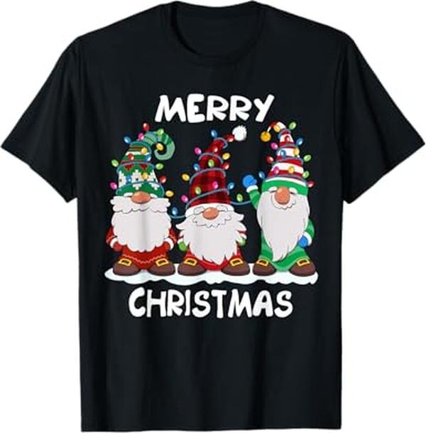 Funny Christmas Shirts, Merry Christmas Gnomes Xmas Family T-Shirt - Menswear Top Hoodie, Sweatshirt | PureTeeCo.com
