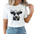 Funny Cow wearing Glasses Custom design more shirt Cool Cow Farm Animal Unisex T-shirt Sweatshirt Hoodie Design all #hg 1...