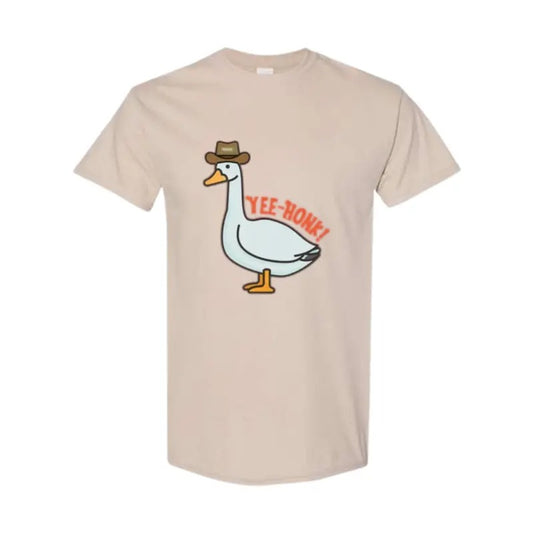 Funny Cowboy Goose Shirt, Yee-Honk! - Funny Western Sweatshirt, Works for Halloween as well Hoodie Classic Crewneck Menswear