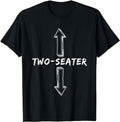 Funny Dark Humor Shirts For Men, Two Seater Dirty Humor Funny Sarcastic Gag Gift T-Shirt Menswear Casual Cotton Hoodie,...