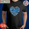 Funny Detroit Lions Adams Vildor Sewell Vaki Robinson II Heart 2024 shirt