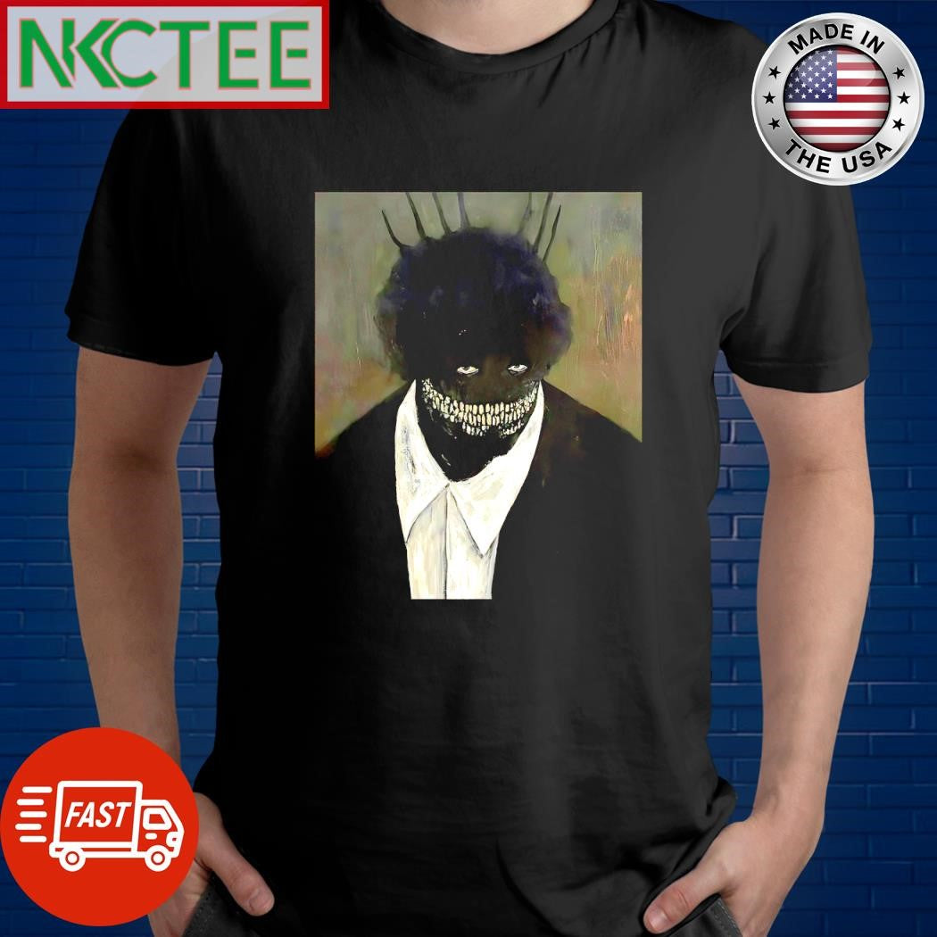 Funny Devil many teeth Ozy Worldy paint shirt
