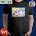 Funny Elizabeth II with 3 dogs in park paint shirt