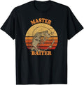 Funny Fishing Shirts, Master Baiter Vintage Bass Fishing Funny Camping T-Shirt Cotton Fashion Hoodie, Sweatshirt