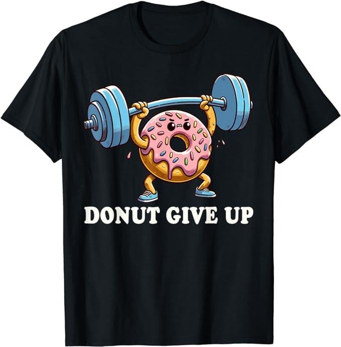 Funny Fitness Workout Gym Donut Lover T-Shirt Menswear Casual Cotton Hoodie, Sweatshirt | PureTeeCo.com