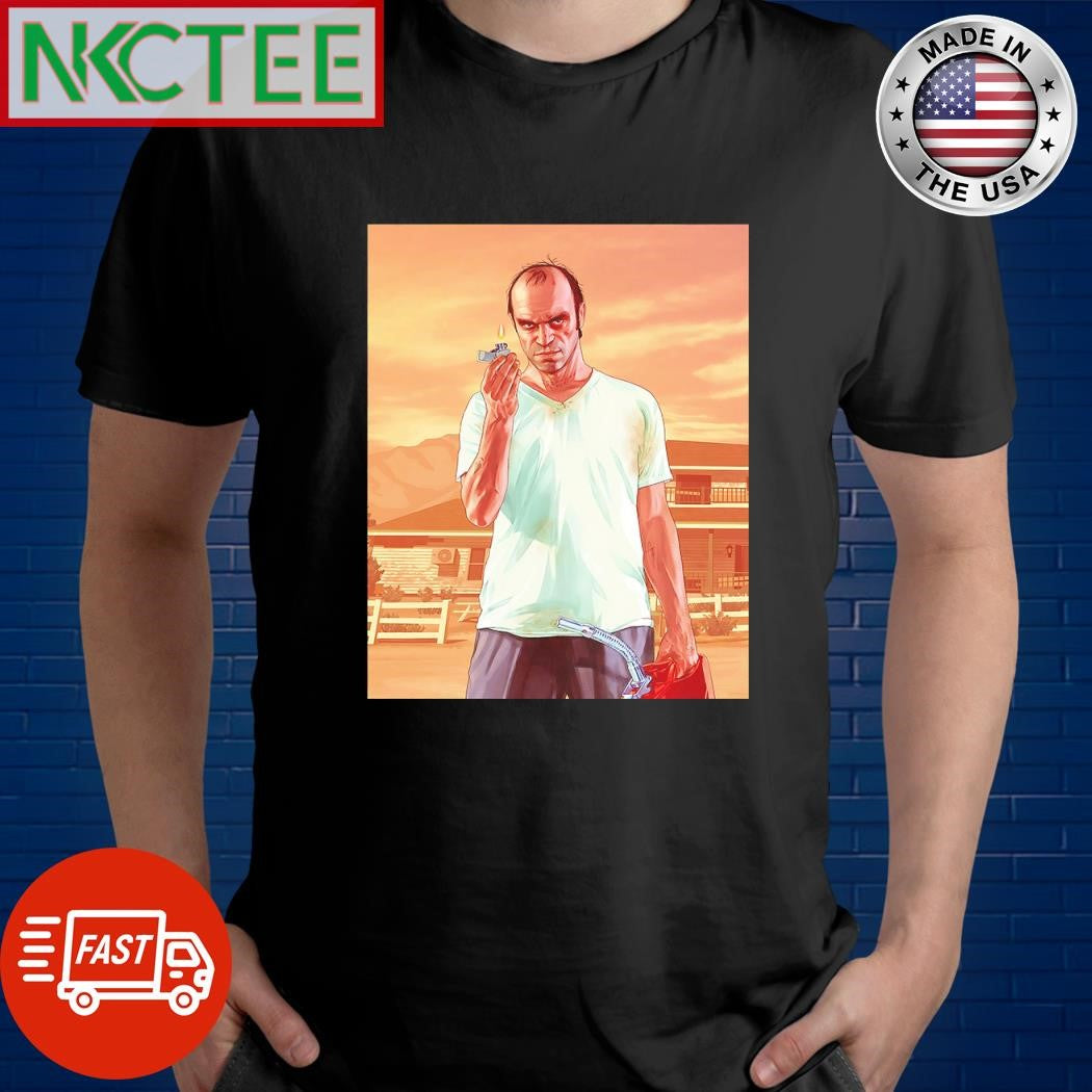 Funny GTA Trevor Philips burn shirt