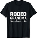 Funny Grandma Shirt, Gift For Grandmother, Rodeo Grandma T-Shirt Casual Cotton Top Hoodie, Sweatshirt | PureTeeCo.com
