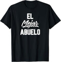 Funny Grandpa Shirt, Gift For Grandfather, Abuelo Grandpa Fathers Day Gift in Spanish Dad Papa Padre T-Shirt Menswear...