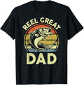 Funny Grandpa Shirt, Gift For Grandfather, Funny Reel Great Dad-Shirt Cool Papa Grandpa Bass Fishing T-Shirt Menswear...