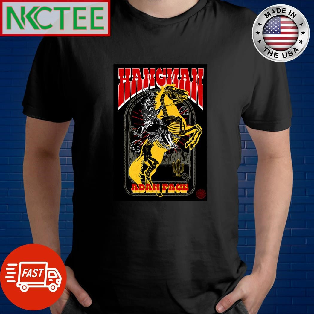 Funny Hangman adam page skeleton shirt