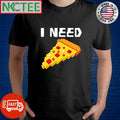 Funny I Need Pizza lego shirt