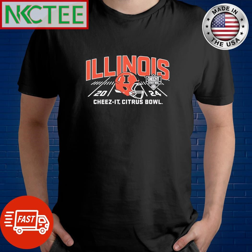 Funny Illinois Fighting Illini 2024 Citrus Bowl Bound helmet shirt