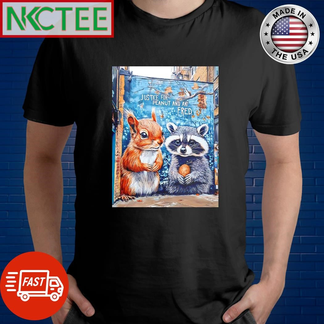 Funny Justice for peanut and fred paint shirt
