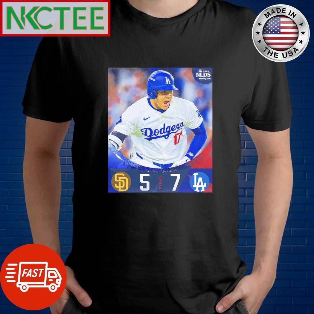 Funny Los Angeles Dodgers vs San Diego Padres final 7 5 shirt