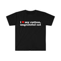 Funny Meme Shirt, I Love My Rotten, Ungrateful Cat Cute Tee, Gift Unisex T-Shirt Hoodie, Sweatshirt | PureTeeCo.com