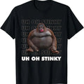 Funny Meme Shirts For Men, Uh Oh Stinky Funny T-Shirt Menswear Top Hoodie, Sweatshirt | PureTeeCo.com