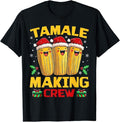 Funny Mexican Christmas Shirt, Christmas Gift, Tamale Making Crew Tamale Season Funny Mexican Christmas T-Shirt